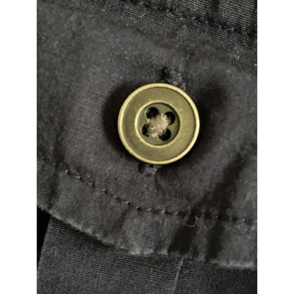 Sonoma SS Top Navy Blue Button Front Blouse Front Chest Pockets Woman 2X - Picture 7 of 10